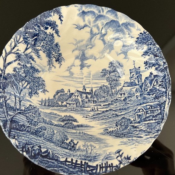 Vintage Ridgway Staffordshire Ironstone "Meadow Sweet" Bowls - Set of 3 - Picture 1 of 5